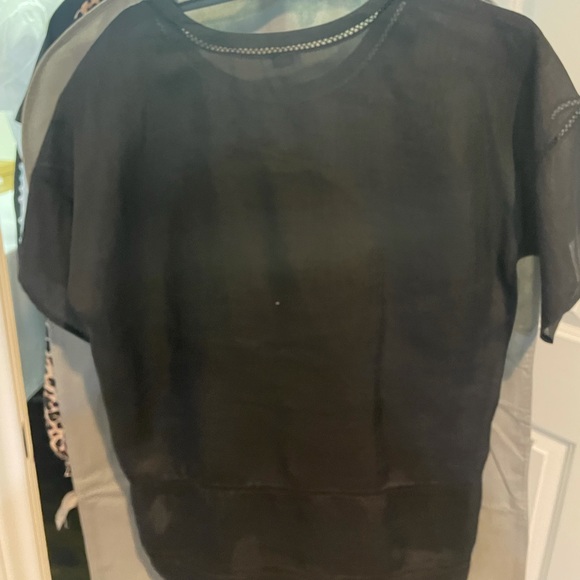 Vince Black Linen Shirt (Small) - Picture 2 of 5